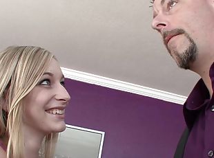Nasty stepdaughter wants his thick old dick