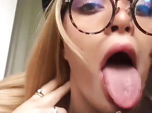 Slinky French Babe Sucks BIG BLACK DICK And Getting Nail Hard Til Facial