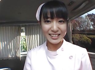 enfermera, japonés, primera-persona, uniforme