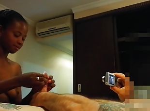 REAL YOUNG CUTIE AFRICAN MASSAGE - amateur interracial