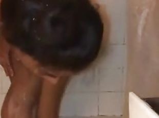 mandi, anal, bokong, mandi-shower