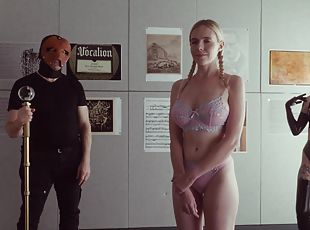 BDSM fetish video of gorgeous Filth Studies V wearing lingerie