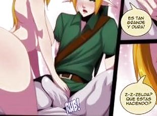 Link recibe el apretado coo de Zelda como recompensaxx