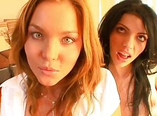 Unbelievable POV Threesome With Teens Anna King and Valentina Blue