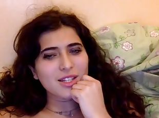 berambut, latina, webcam