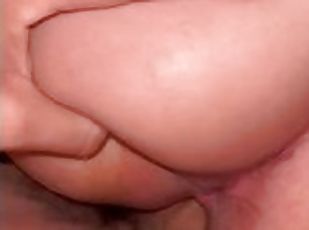Fucking my girls wet pussy with my finger in her ass pov