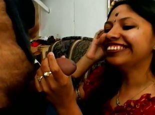 Nasty Indian Whore With Small Tits Sucking Hard Cock