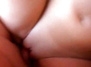 POV fucking of a shaved teen pussy