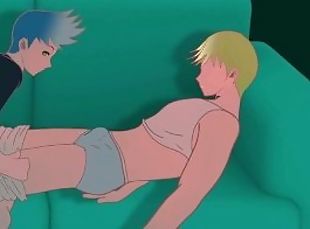 homosexuell, anime, hentai, twink, unterwäsche-underwear