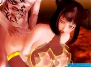 3D Hentai Custom Girl with Massive Breasts - Sensual Anal Session-LGMODS