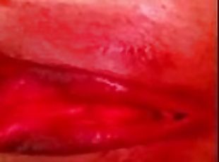 Juicy Latina extreme closeup fuck with dong in shower with INTENSE ASMR - trying not to get caught!