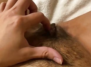 Rubbing my pussy while I’m alone at home