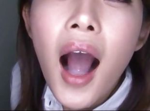 Compilation japanese cum in mouth 5