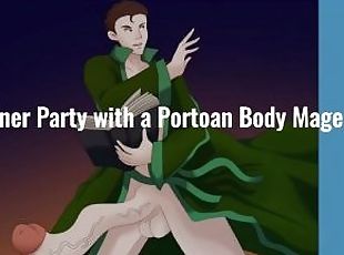 Dinner Party with a Portoan Body Mage (Audio) (M4F)