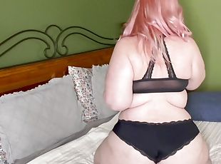 POV: BBW Rides you and cums bouncing up and down on your cock and telling you when you can orgasm V196.1