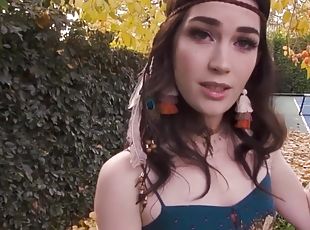 Sexy gypsy from magical garden
