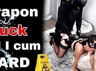 Femdom Sex Strap On Dildo Slave Dominatrix Orgasm Nylon Lingerie Real Amateur Homemade Milf Stepmom