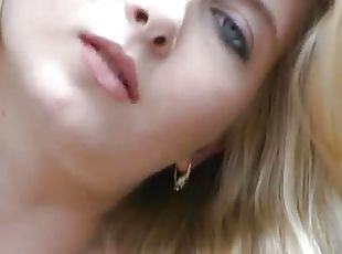 Pornstar for a day Alice the blonde teen masturbates her pussy for your pleasure