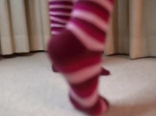 ChloeSocks - Teen student girl in pink socks stinky foot domination worship