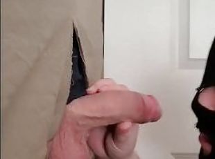 6'4" alpha male tells me I'm lucky to suck his cock then pisses in my throat onlyfans gloryholefun1