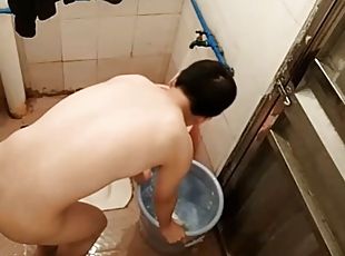 asiático, masturbação, gay, câmara, vigia, bochechuda, jovem18, sozinho, chinesa, falando
