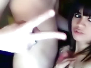 Pretty brunette teen webcam porn