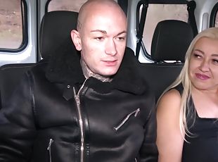 Hardcore fucking in the van with horny blonde mature Valentina Gi