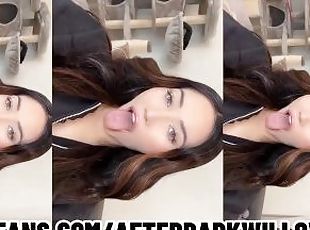 BANNED ON TIKTOK SLUT GETS MOUTH FUCK BY HER NEIGHBOR AND DRINKS IT !!
