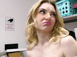 Gorgeous Demi Hawks enjoys while being fucked in the office