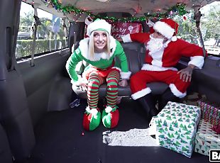 Christmas special in the bang bus for cute Maddie Winters