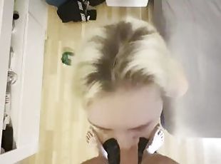 Tied up Blowjob