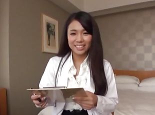 sygeplejerske, pikslikkeri, læge, hardcore, japans, spiller, par, naturlig, cowgirl, påklædt-sex