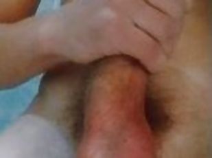 South-African guy masturbating in bathroom