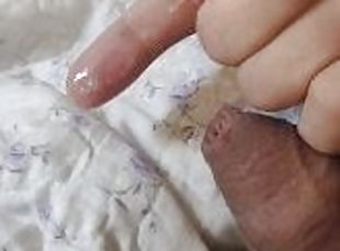 I need to lick my finger Mess of cum