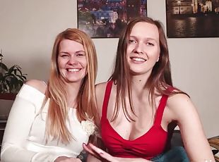 Hot Redhead Lesbian Finds a Way To Make Her Sexy Friend Feel Better - Blonde and redhead