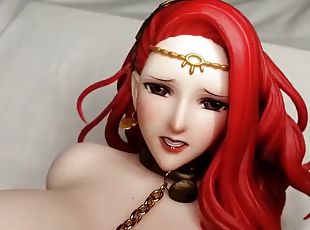 Best sex doll Goblin Queen Farnelis Loriber hentai anime fucks a giant