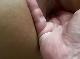 masturbação, orgasmo, cona-pussy, esguincho, amador, anal, pénis-grande, dedos, britânico, molhado