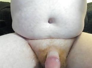 Lubed average penis red head edges