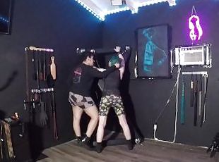 BDSM T4T  Two trans men get into some impact