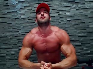 Muscular bodybuilder posing naked - Special