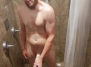 mandi, mastubasi, umum, amatir, penis-besar, mandi-shower, seorang-diri, ruang-olahraga, penis, menggoda