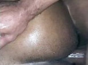 asien, papa, dilettant, anal-sex, ebenholz, immens-glied, homosexuell, schwarz, chubby, beule