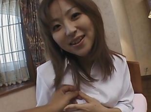Uncensored video of cute Harukawa Mai getting fucked in missionary