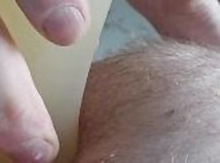 Close up gape and dildo penetration