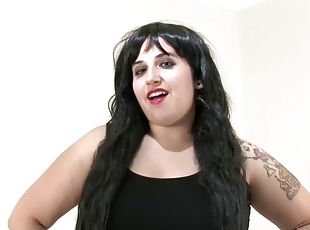 Fat skank displays her hairy cunt and armpits to everyone