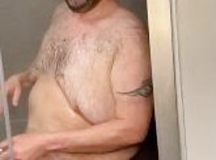 Chub bear fucks me in the shower