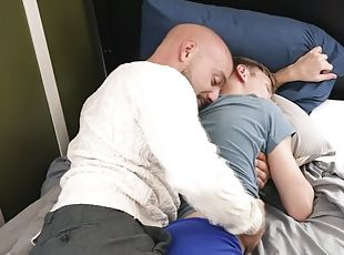Corrupt stepfather anal fucked napping stepson
