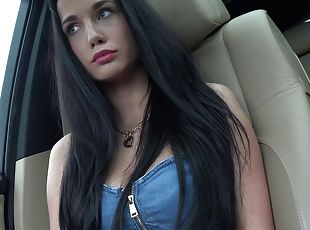 Cock riding in the car is something that Nicole is so good at!