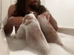 baden, haarig, masturbieren, hautenge, homosexuell, geile, lustig, dusche, allein, muskulös