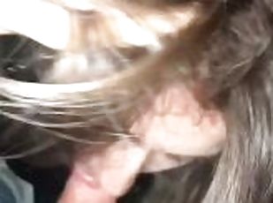 Petite Pixie sucks HUGE dick for the first time on video